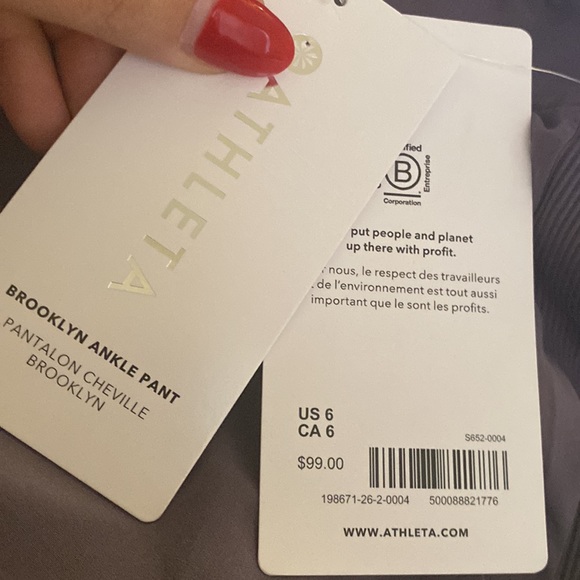 Athleta Brooklyn Ankle Pant // Dusk Violet - Picture 8 of 13